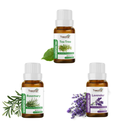 Tea Tree, Lavender And Rosemary Essential Oil (Pack of 3)