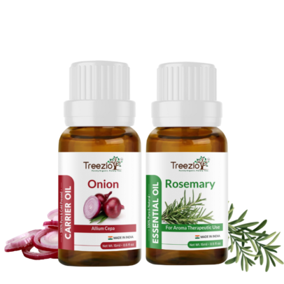 Onion Oil & Rosemary Essential Oil for Hair Growth (Pack of 2)