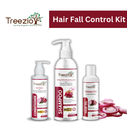 Treezio Onion Hair Care Kit for Hair Fall Control